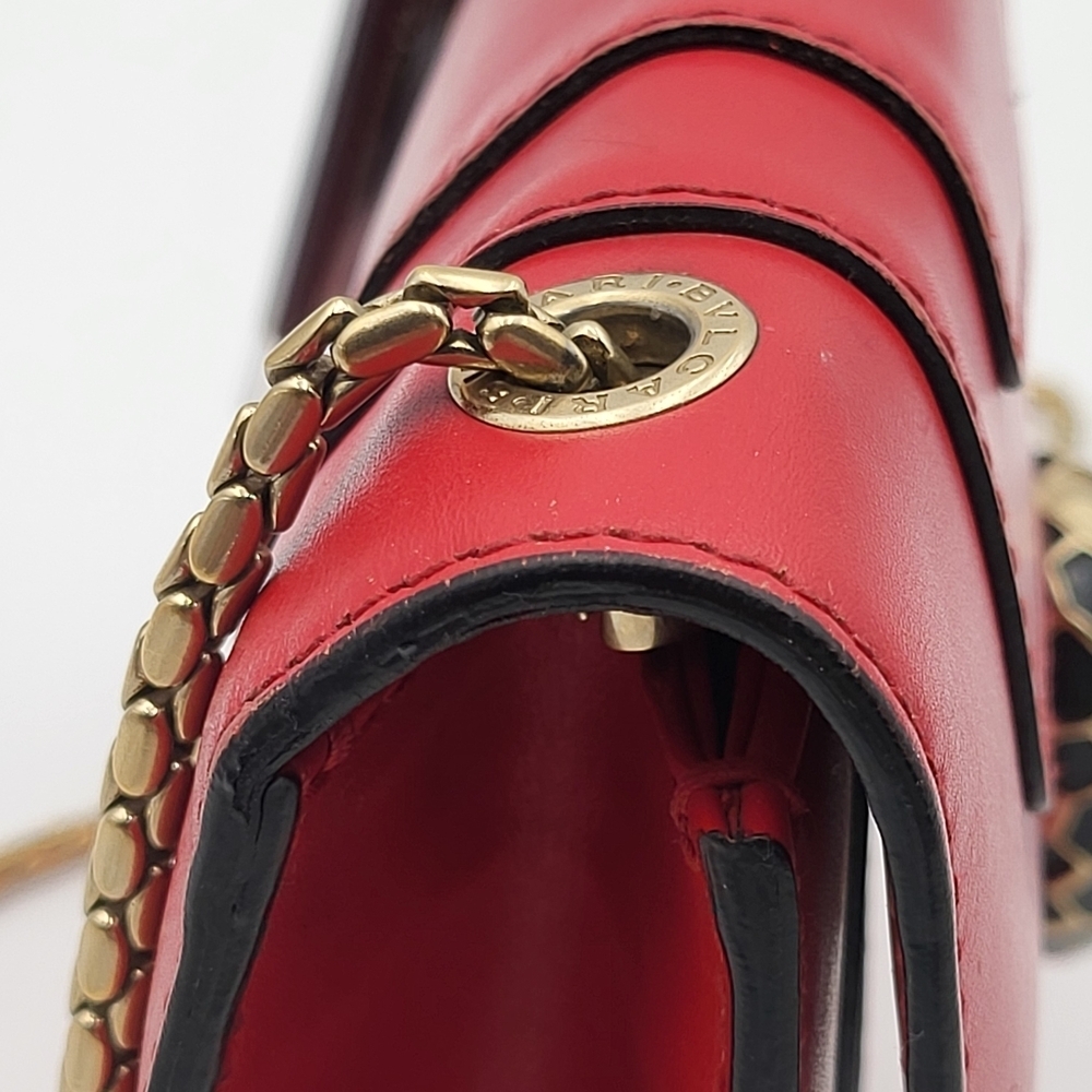 Bvlgari Serpenti Forever Designer Chain Leather Bag..Authentic w/COA... - Picture 14 of 16